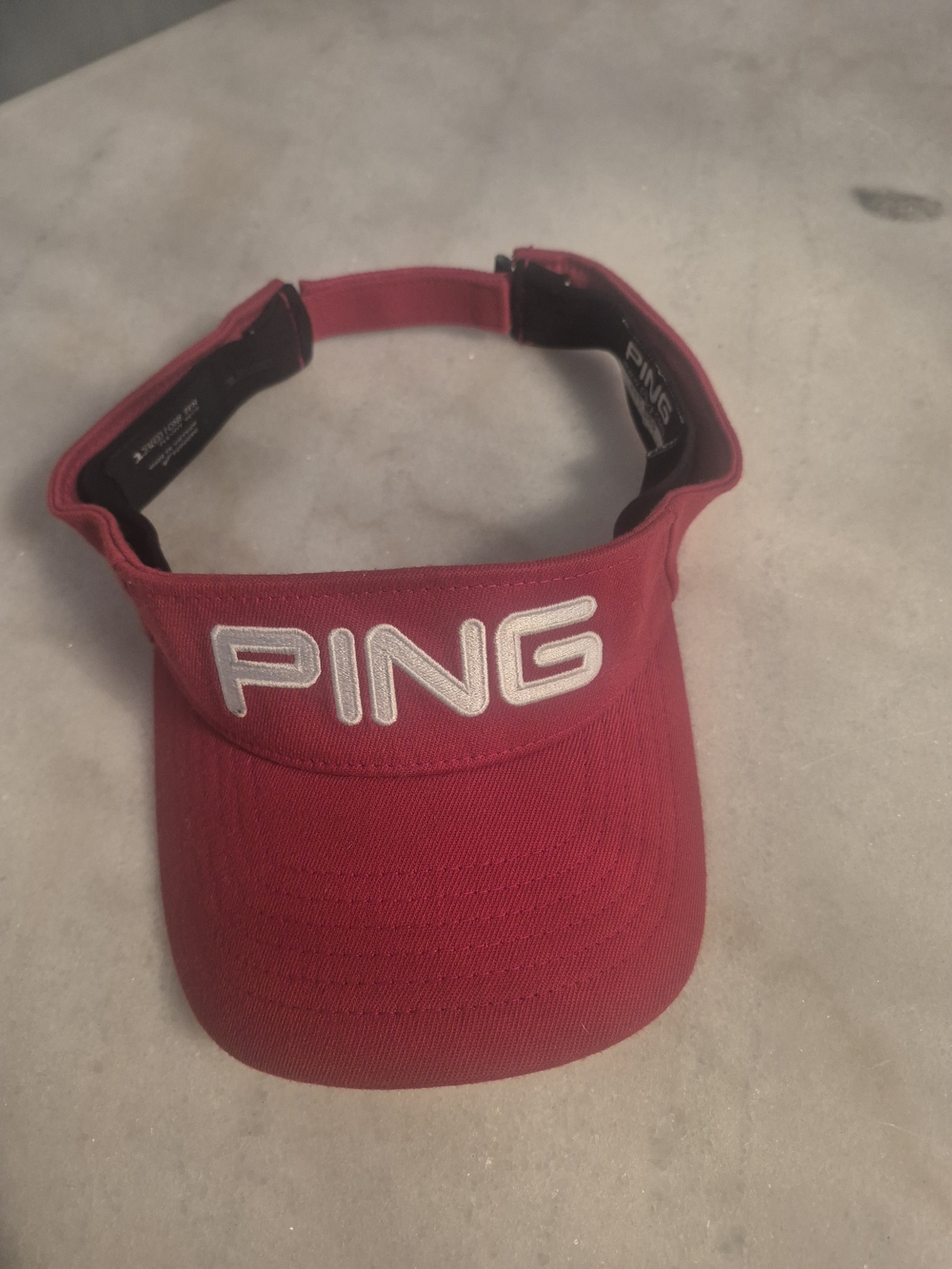 PING Red Golf Visor 110 FLEXFIT Vietnam NEW